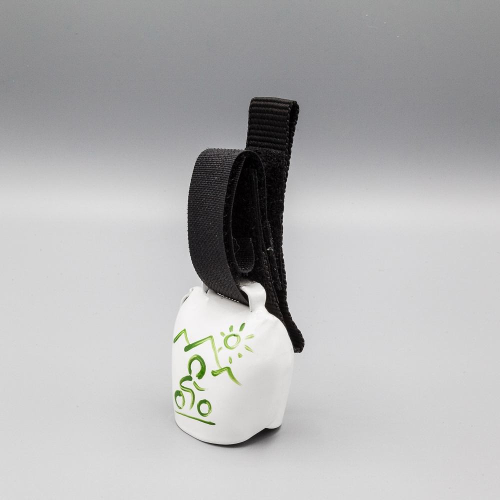 swisstrailbell® white "green biker"